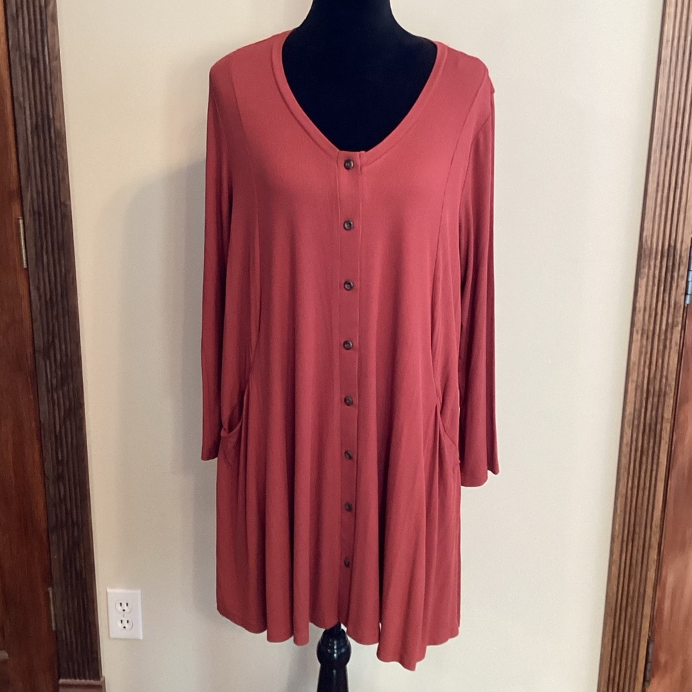 Button Front Dress